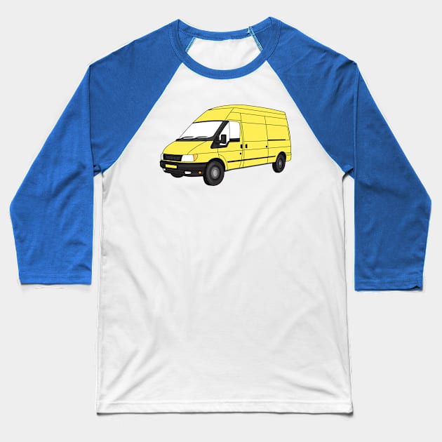 Delivery van illustration Baseball T-Shirt by Cartoons of fun